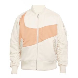 Nike Sportswear Reversible Bomber Jacket DD6055-219 (Pearl White/Light Cognac)